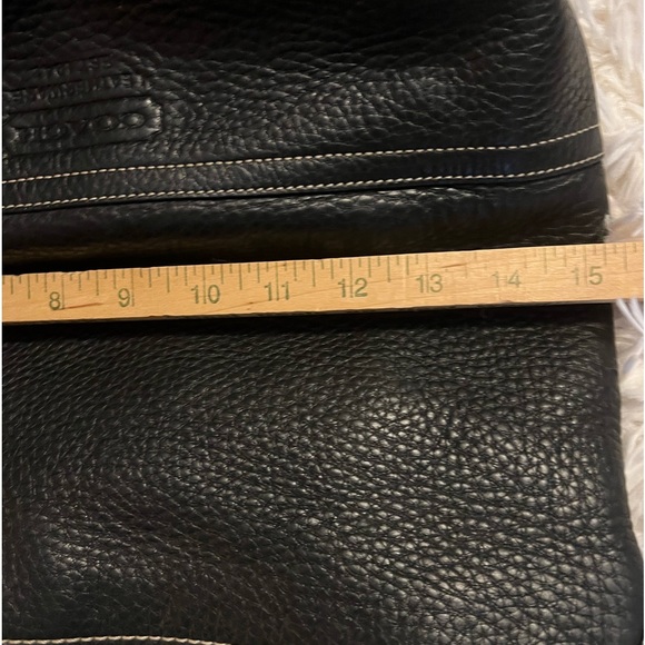 Coach Black Pebble Leather Hobo - Picture 12 of 13